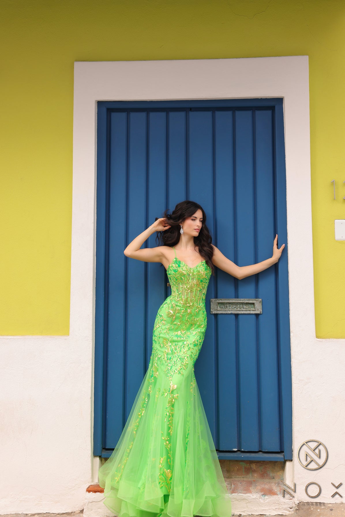 Nox Anabel -Q1390 Sequin Sweetheart Mermaid Dress