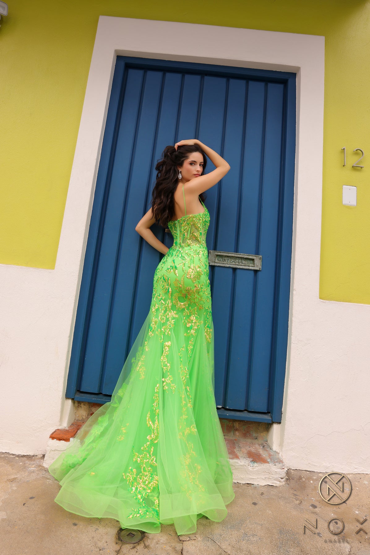 Nox Anabel -Q1390 Sequin Sweetheart Mermaid Dress