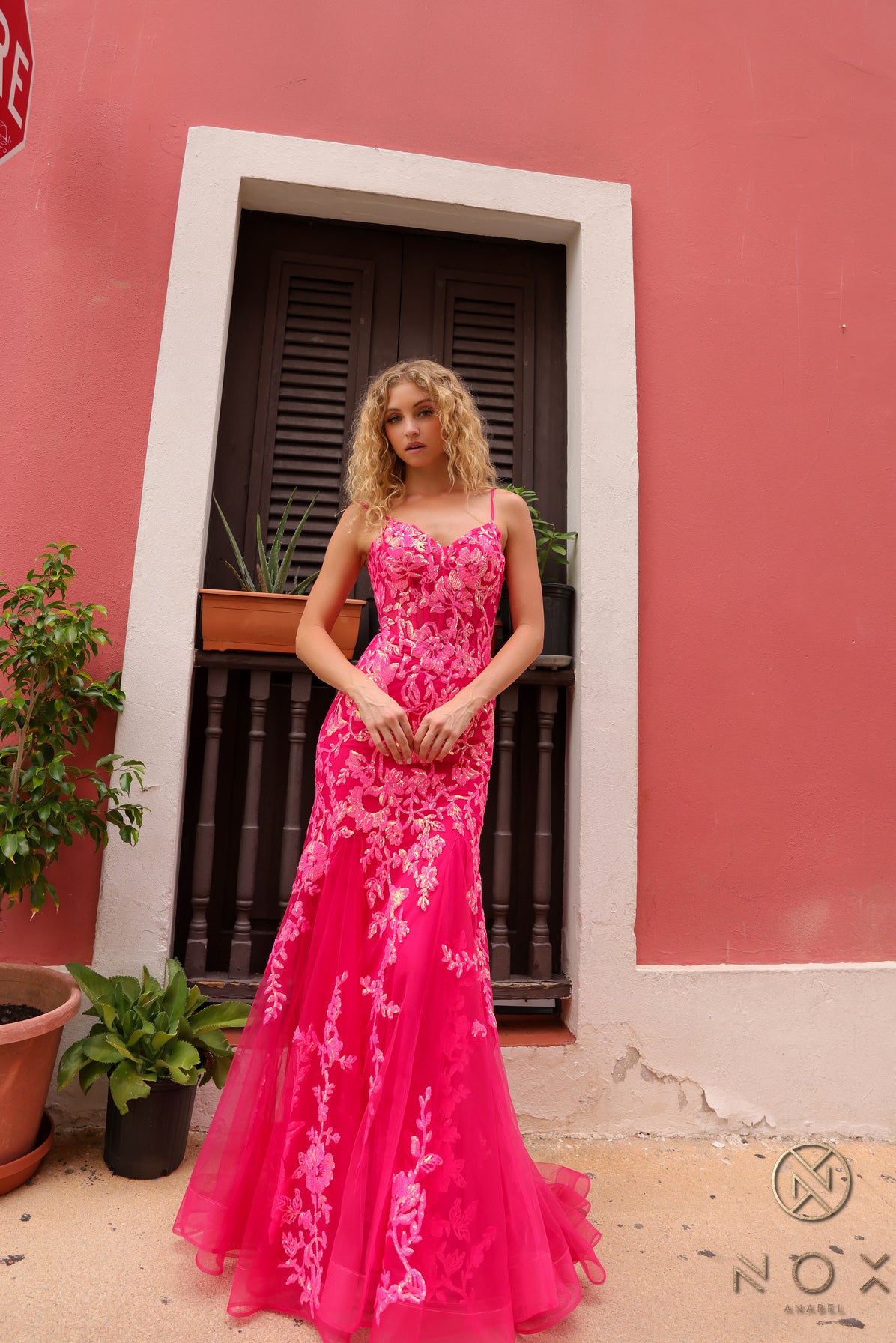 Nox Anabel -Q1390 Sequin Sweetheart Mermaid Dress