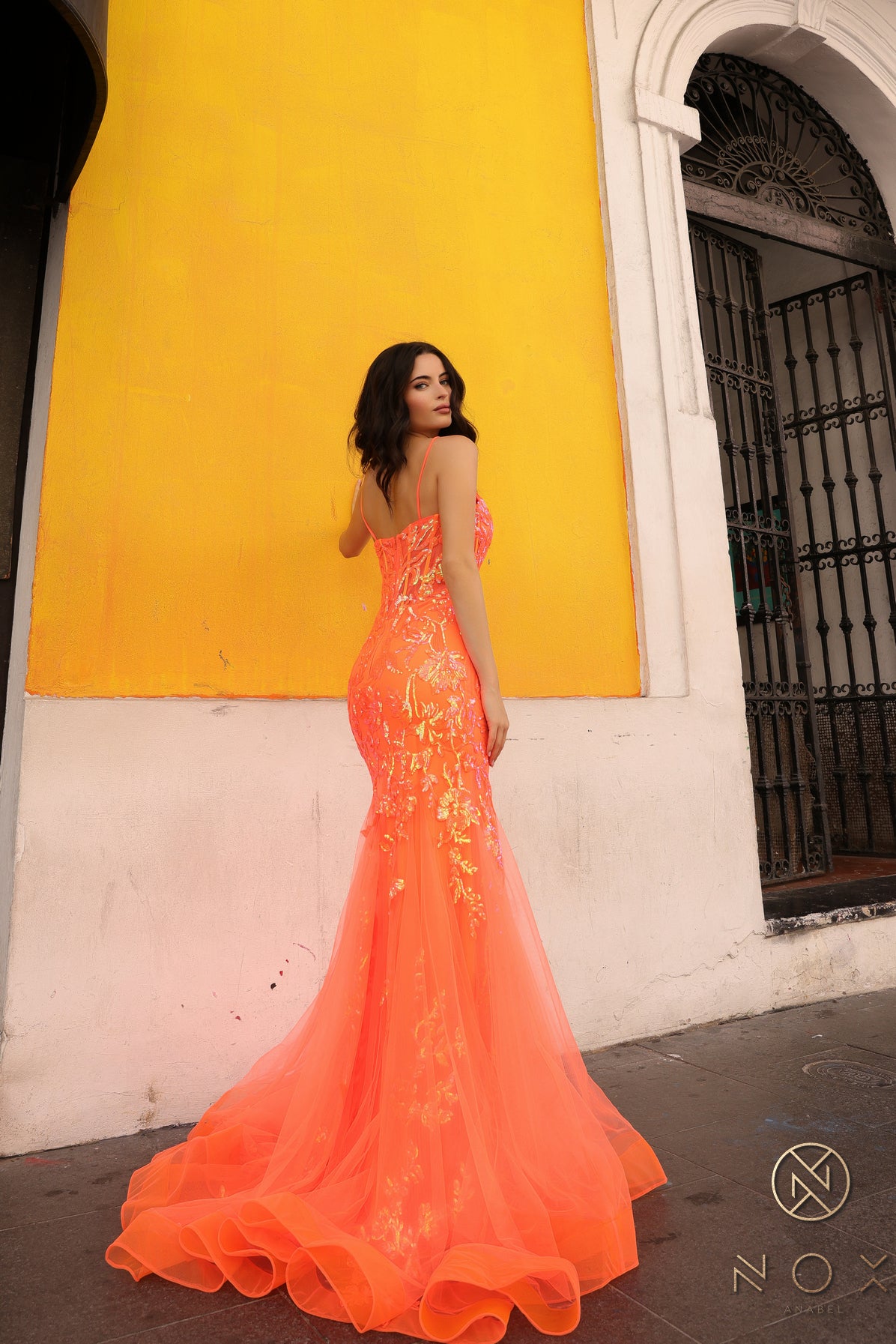 Nox Anabel -Q1390 Sequin Sweetheart Mermaid Dress