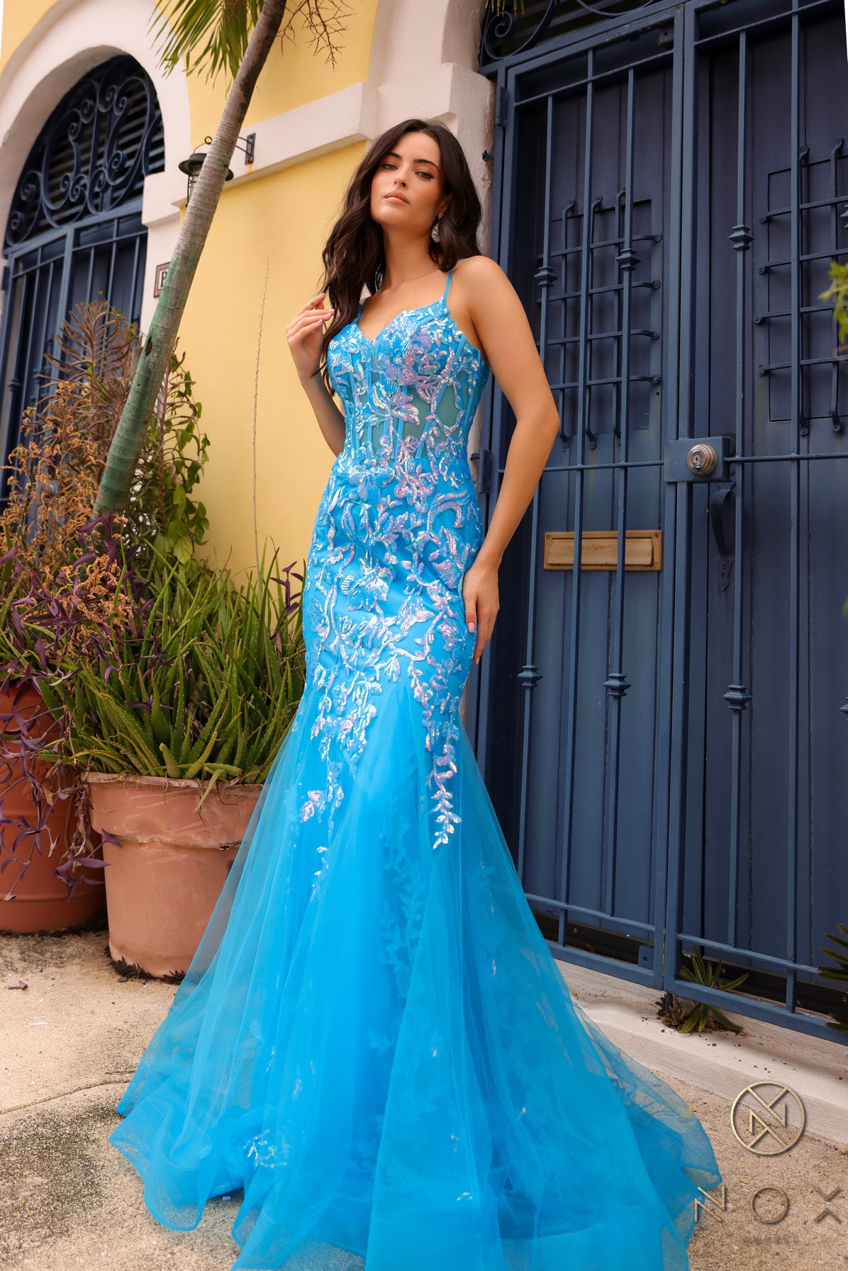 Nox Anabel -Q1390 Sequin Sweetheart Mermaid Dress