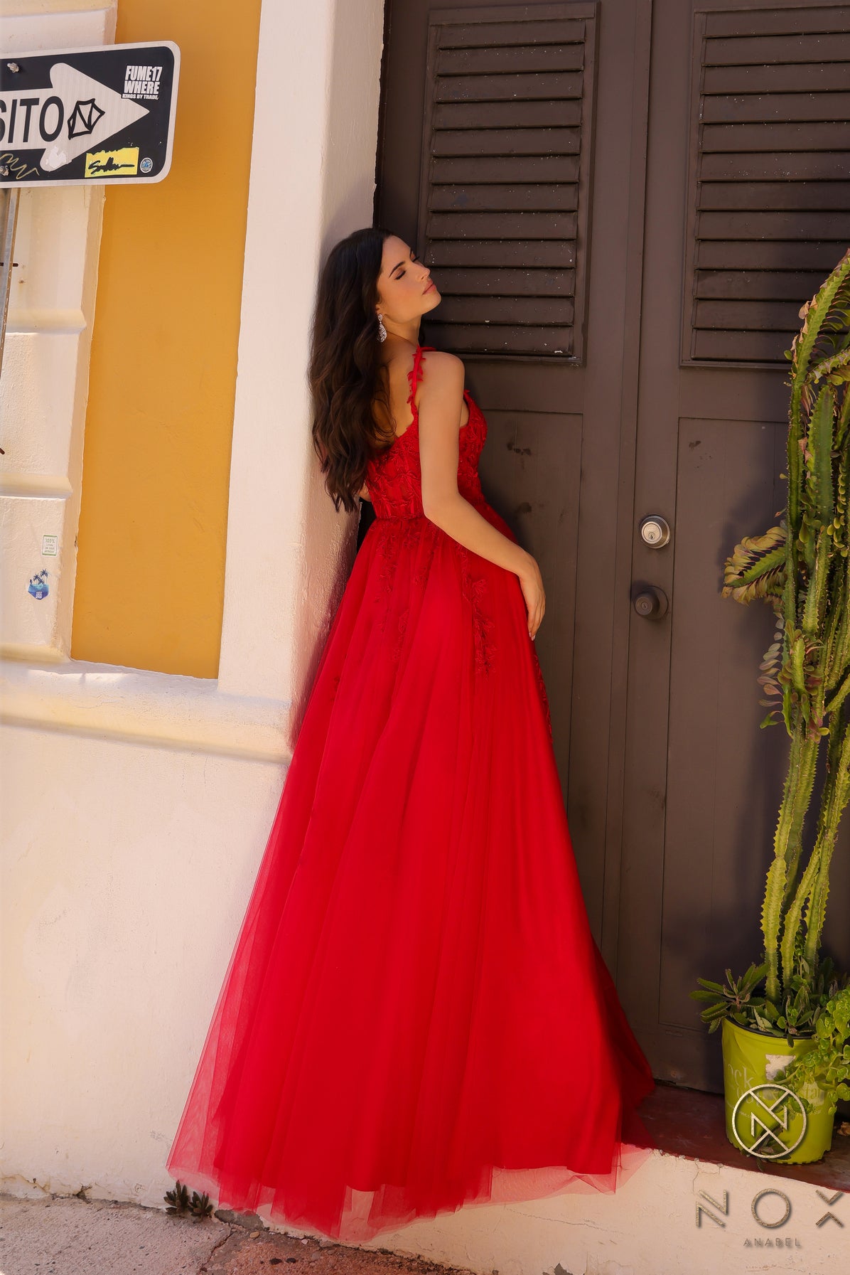 Nox Anabel -T1082 Sweetheart Neck Corset Prom Gown