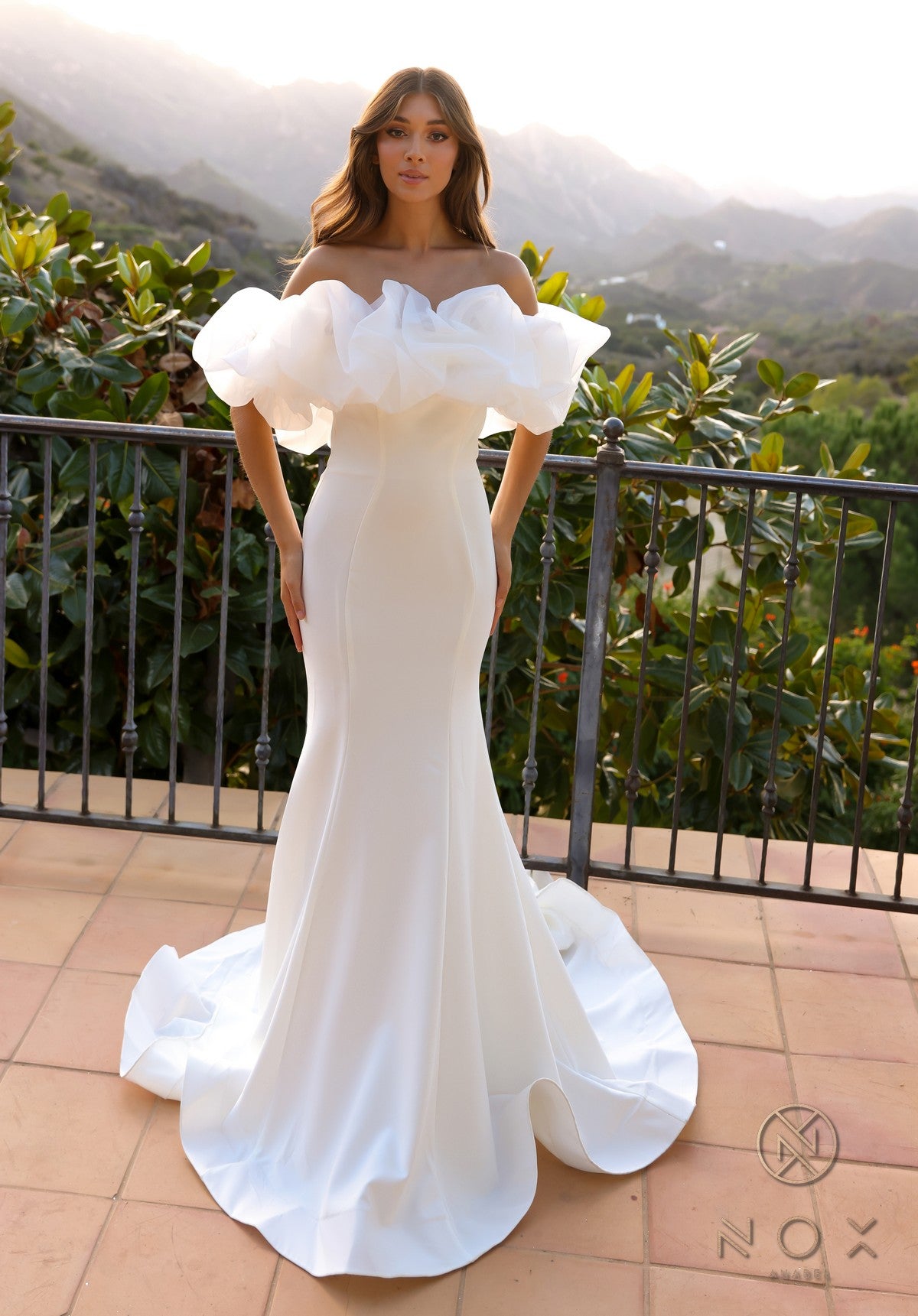 Nox Anabel -JW984 Off-Shoulder Mermaid Bridal Gown