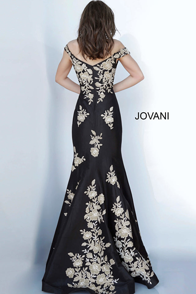 Sweetheart Embroidered Trumpet Dress By Jovani -00635