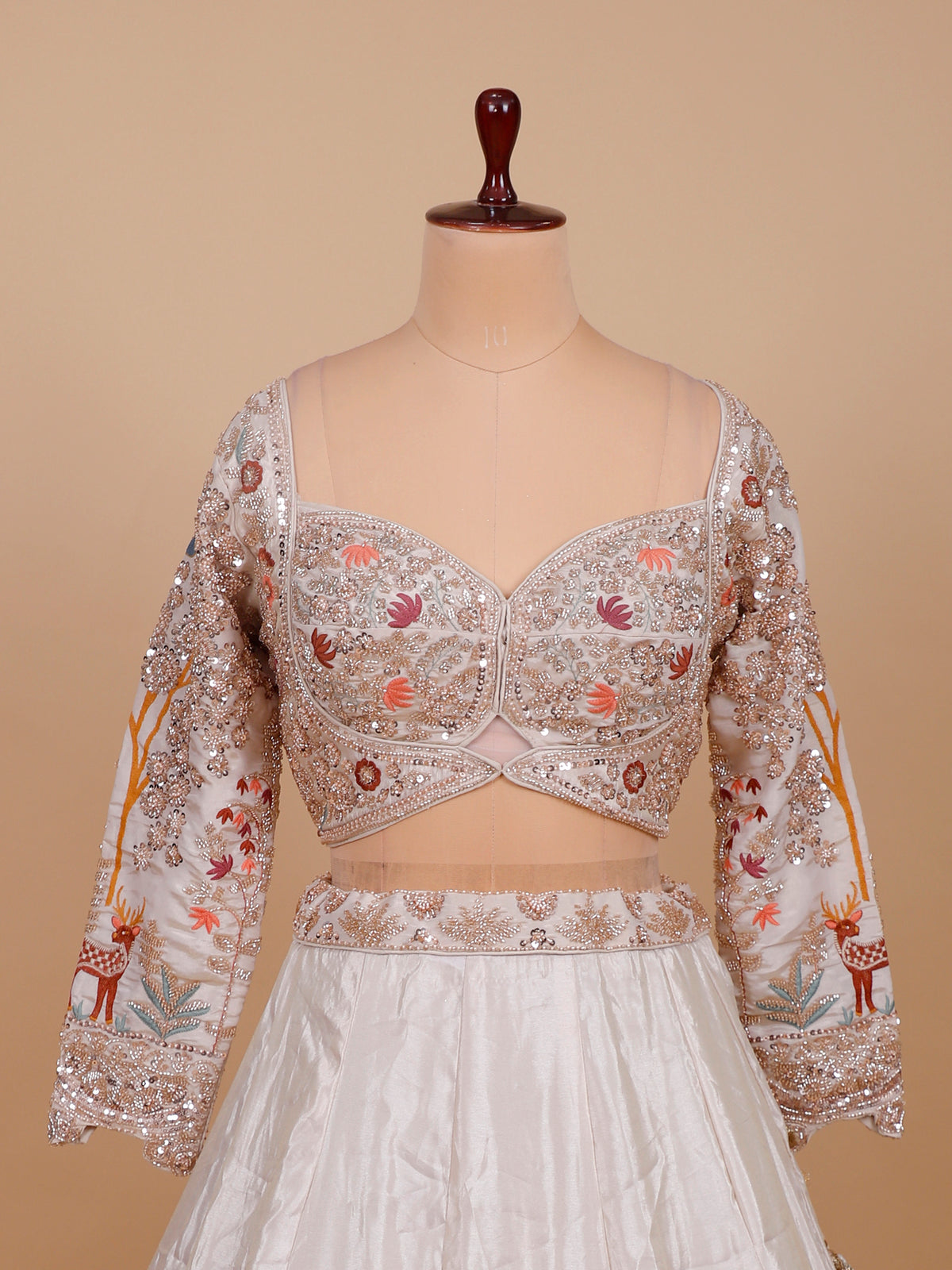 MyFashion KLS-2557 Champagne Seraphina Prism Lehenga