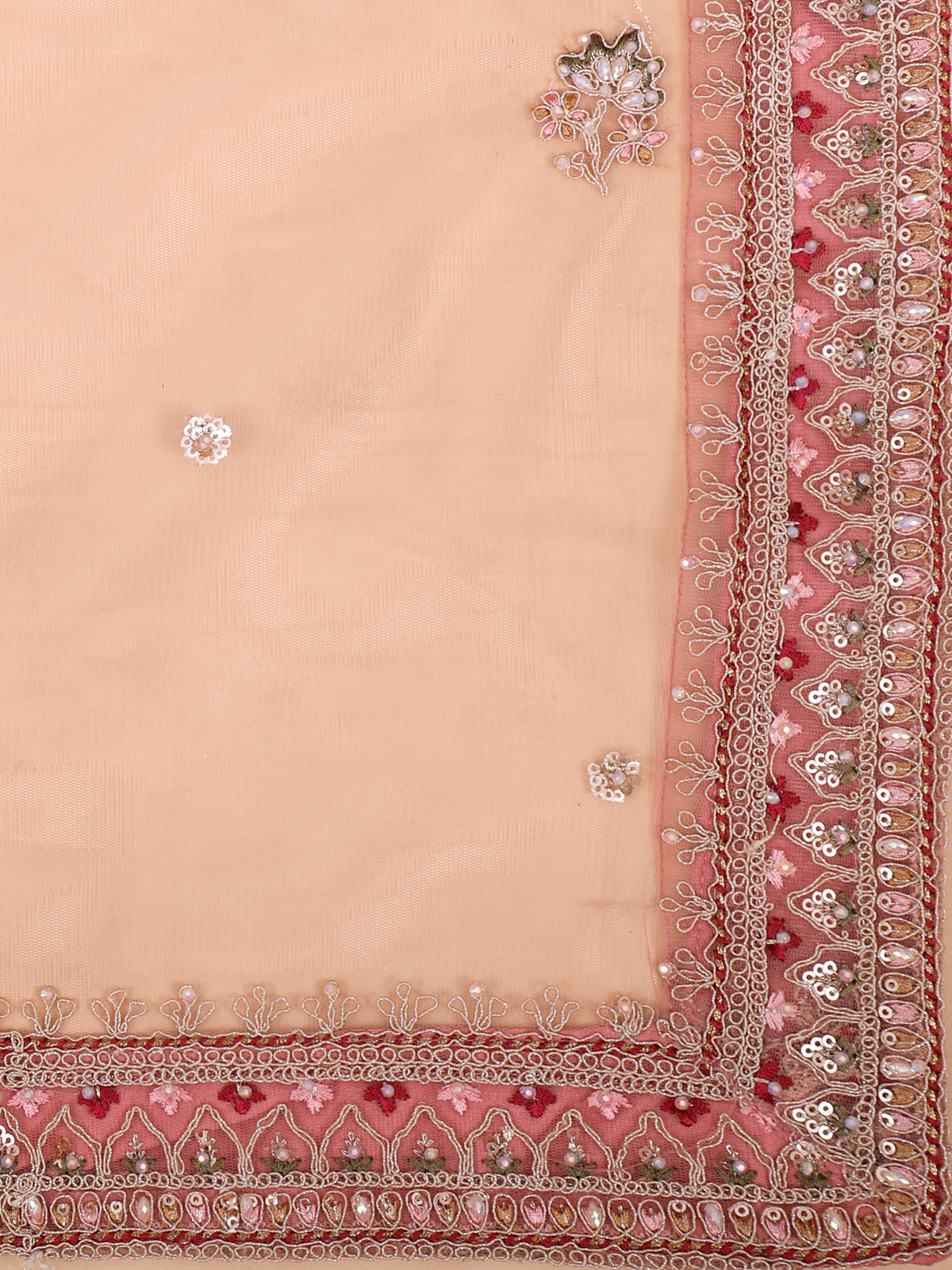 MyFashion KLS-2499 Pink Meherbaan Sparkle Net Lehenga