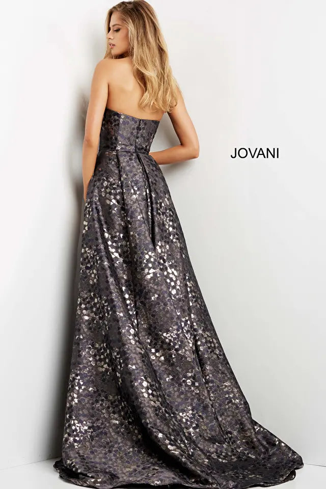 Jovani -06255 Strapless Fitted Evening Dress