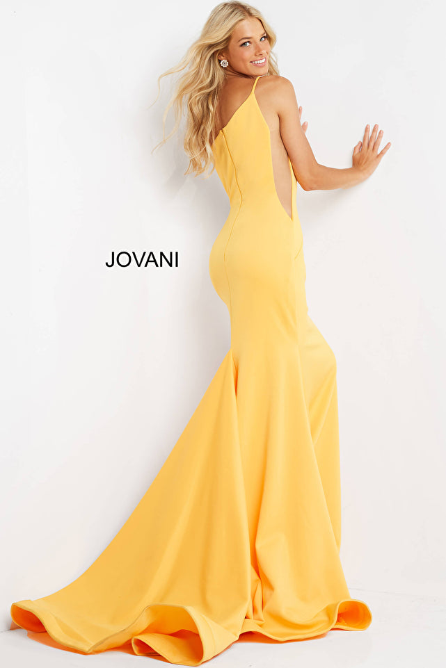 Jovani -JVN06763B One Shoulder Mermaid Prom Dress
