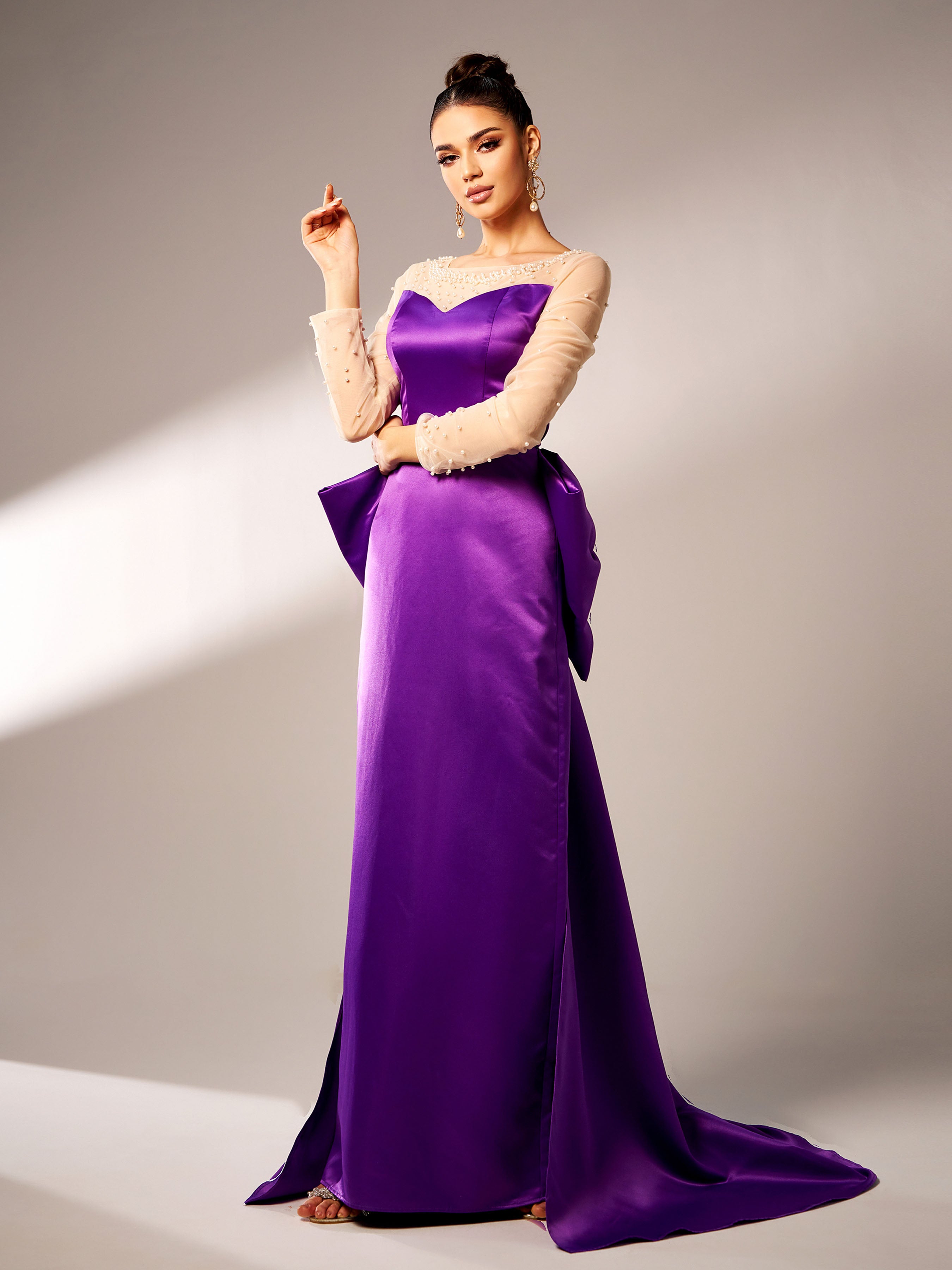 Azina -GM90145 Sweetheart Satin A-Line Gown