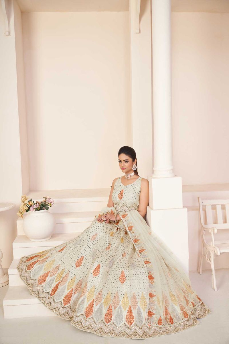 MyFashion -G102 Beautiful Designer Party Wear Soft Net Lehenga Choli