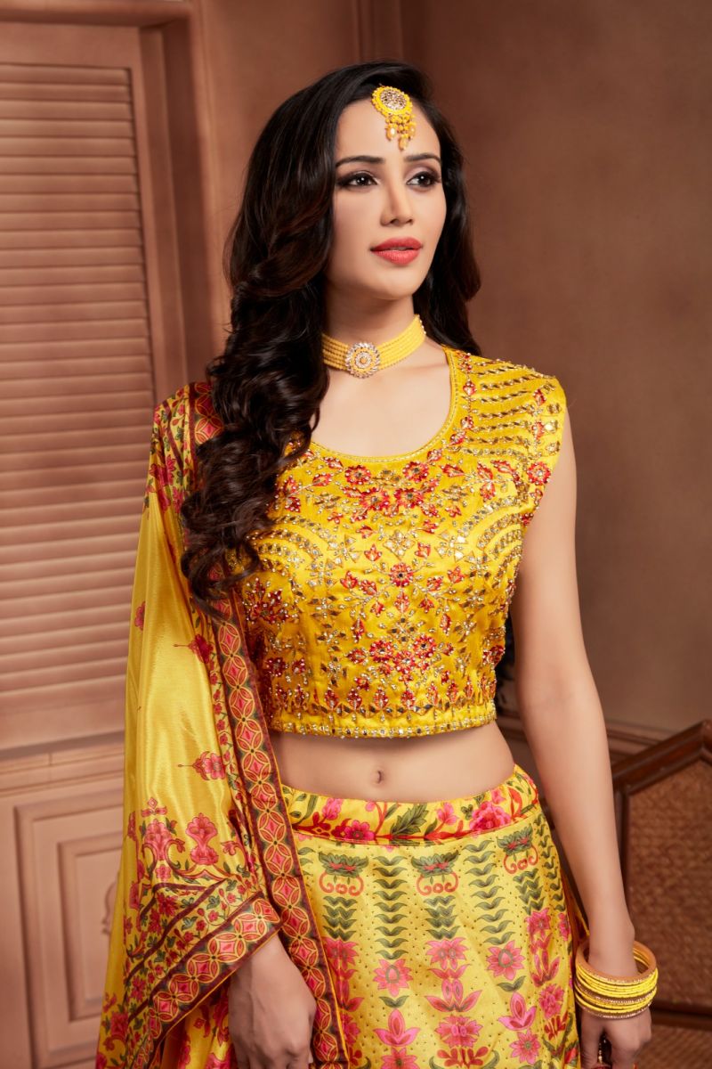 MyFashion -C10614 Designer Embroidered Organza Lehenga Collection
