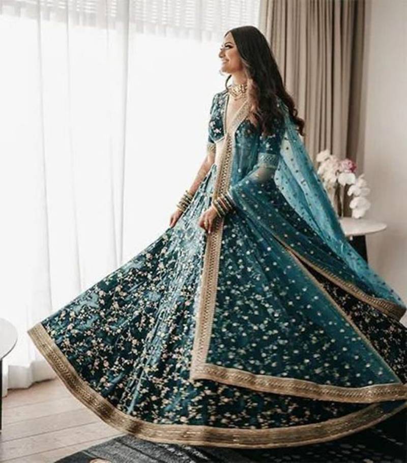 MyFashion -2520 Beautiful Velvet Designer Lehenga Choli Collection