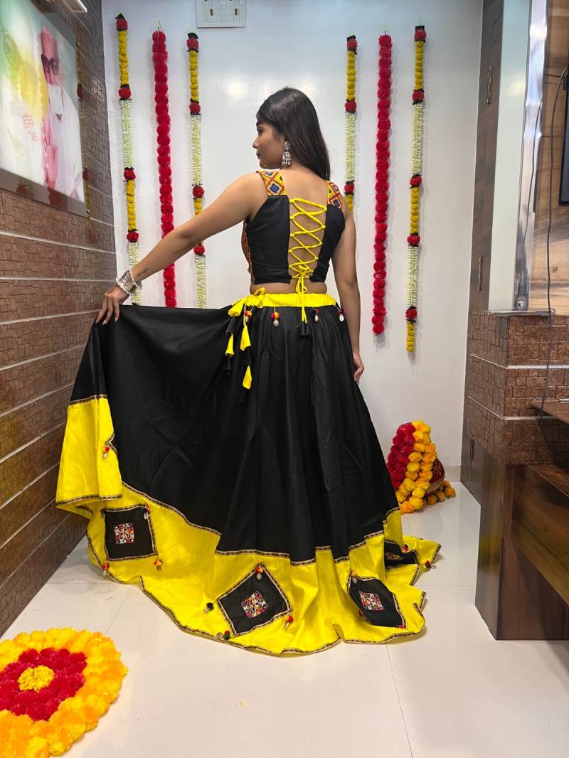 MyFashion -7052 Navratri Special Gamthi Work Lehenga Blouse With Dupatta Collection
