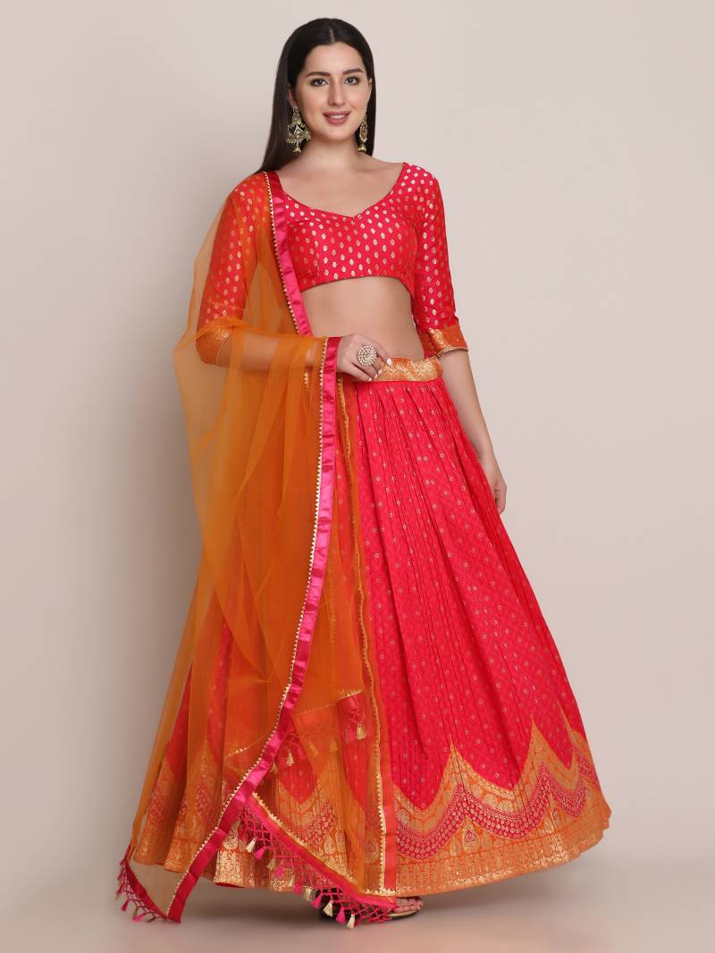 MyFashion -1527 Embellished Lehenga Choli Set with Dupatta