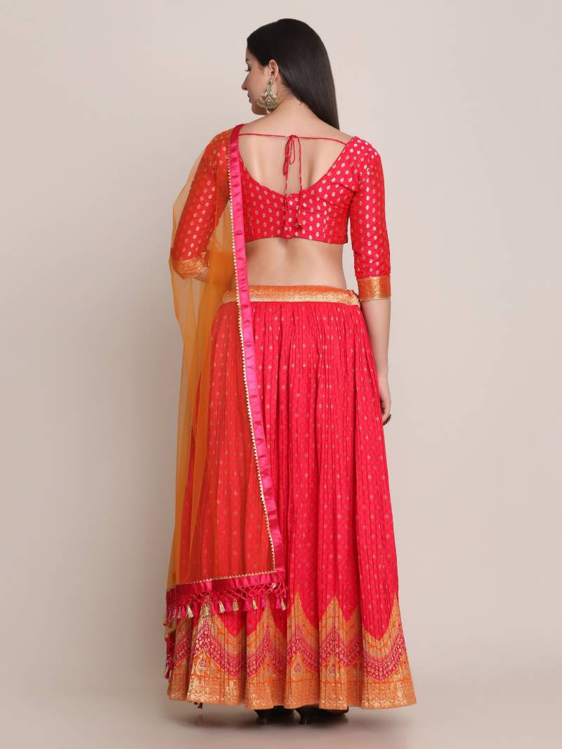 MyFashion -1527 Embellished Lehenga Choli Set with Dupatta