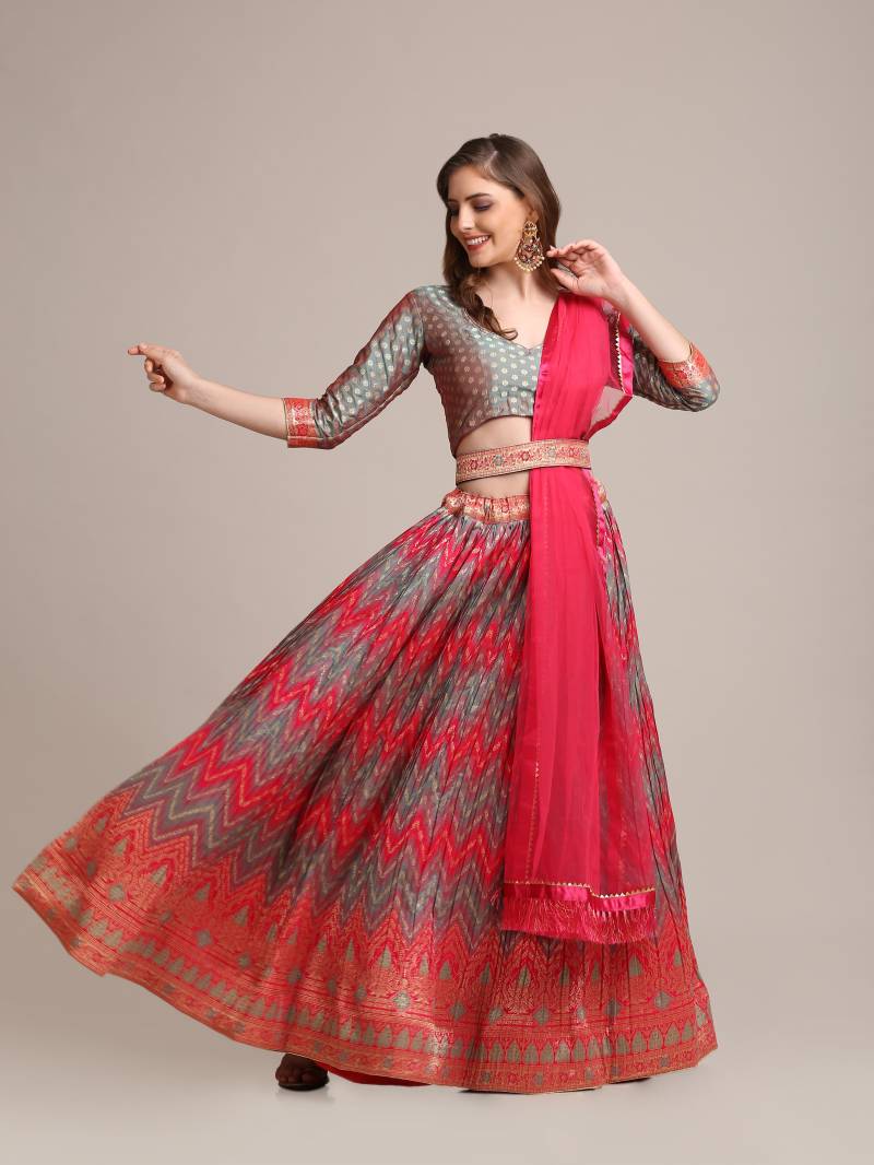 MyFashion -1534 Jacquard Silk Designer Lehenga Choli Collection