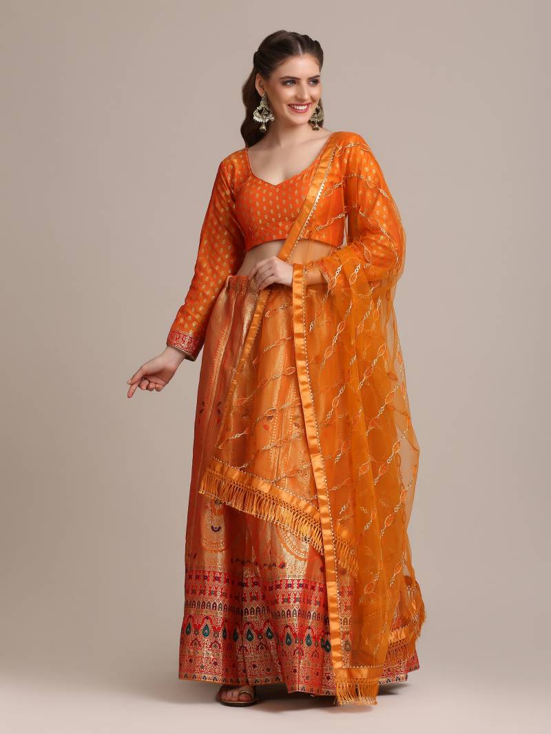MyFashion -1537 Jacquard Silk Designer Lehenga Choli Collection