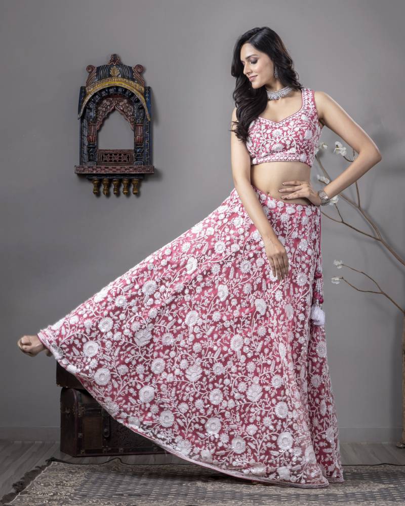MyFashion -T104 Satin Silk Designer Lehenga Choli Collection