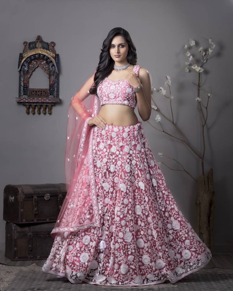 MyFashion -T104 Satin Silk Designer Lehenga Choli Collection