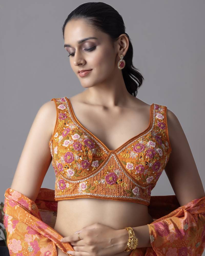 MyFashion -111 Organza Digital Printed Designer Lehenga Choli