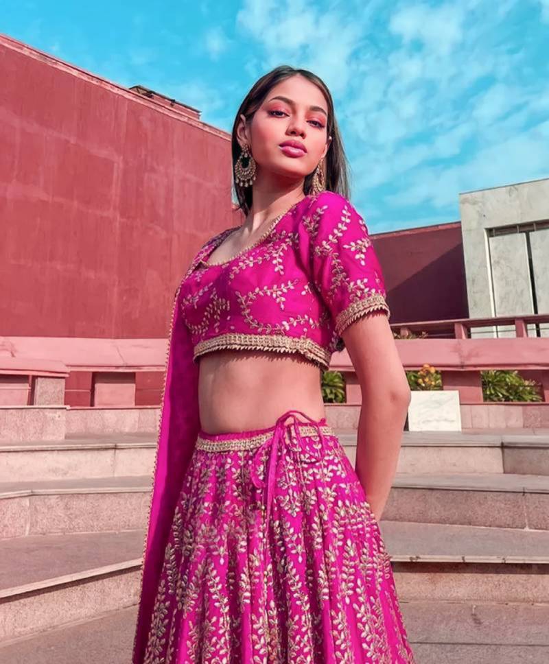 MyFashion -399 Designer Silk Embroidered Lehenga Choli Collection