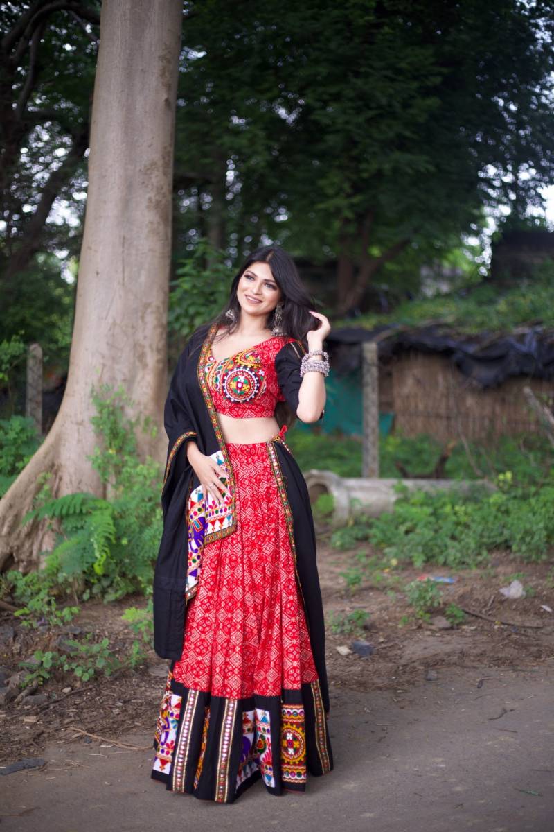 MyFashion -1693 Pure Cotton Printed Beautiful Navratri Collection