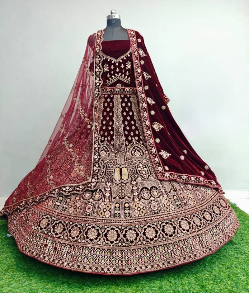 MyFashion -103 Worked Bridal Designer Lehenga Collection