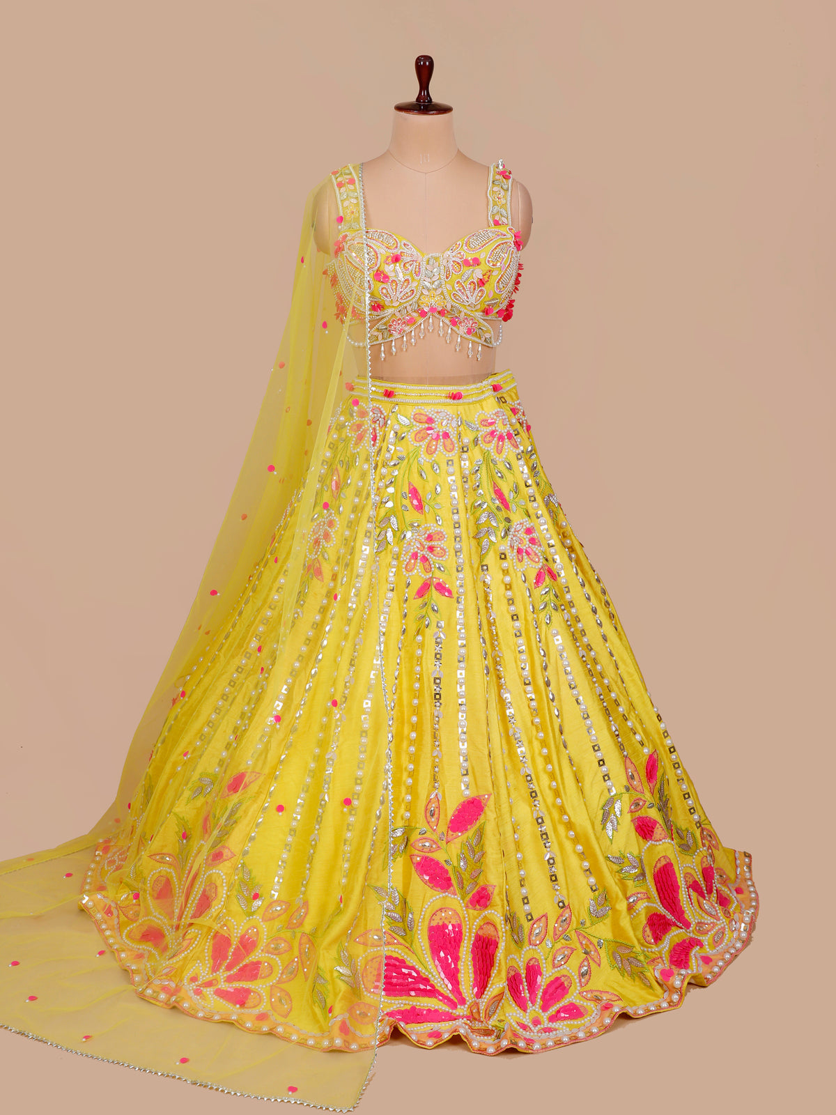 MyFashion KLS-2632 PDP Inspired Aurelia Sunbeam Pearl Silk Lehenga