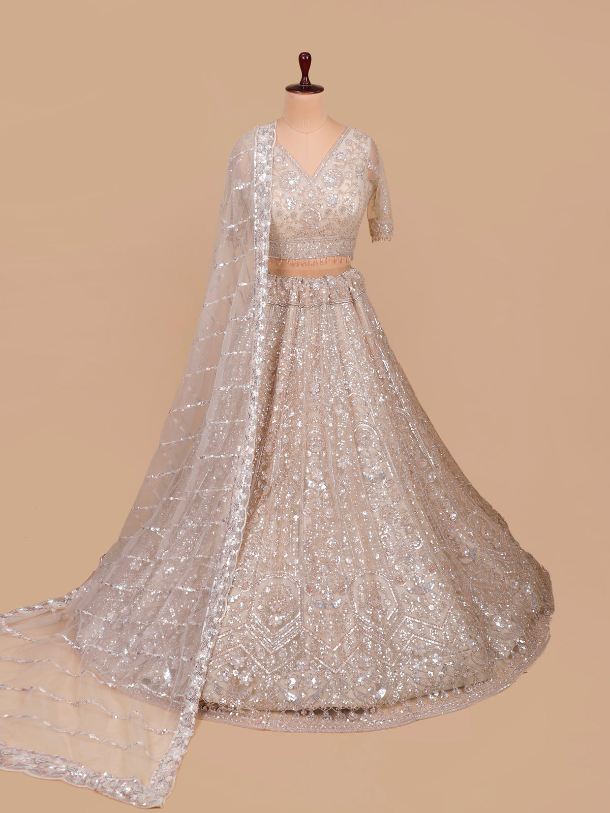 MyFashion KLS-2551 Truffle Glow Embellished Couture Lehenga