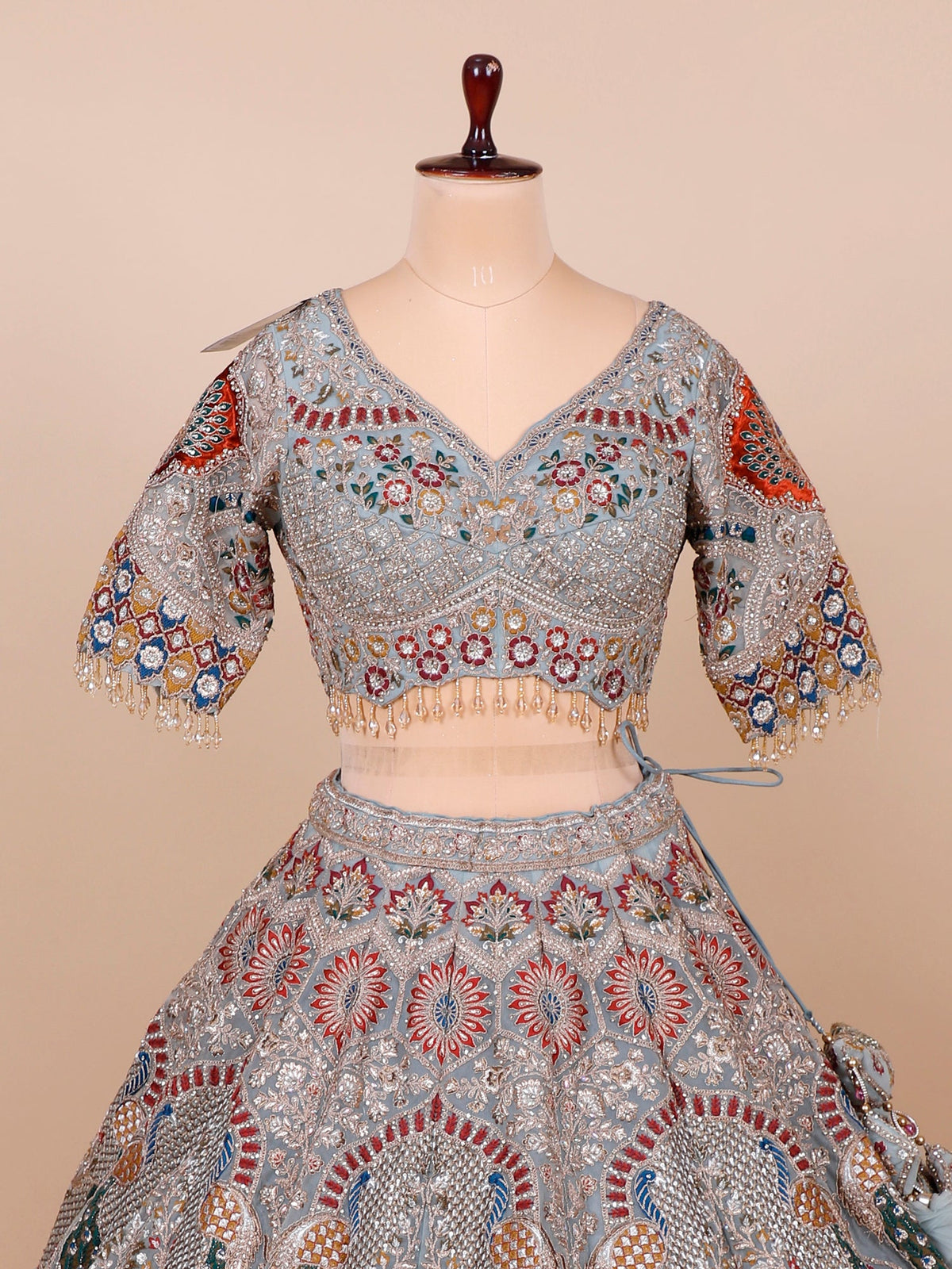 MyFashion KLS-2092 Cloud Ice Prism Lehenga With Pure Handwork