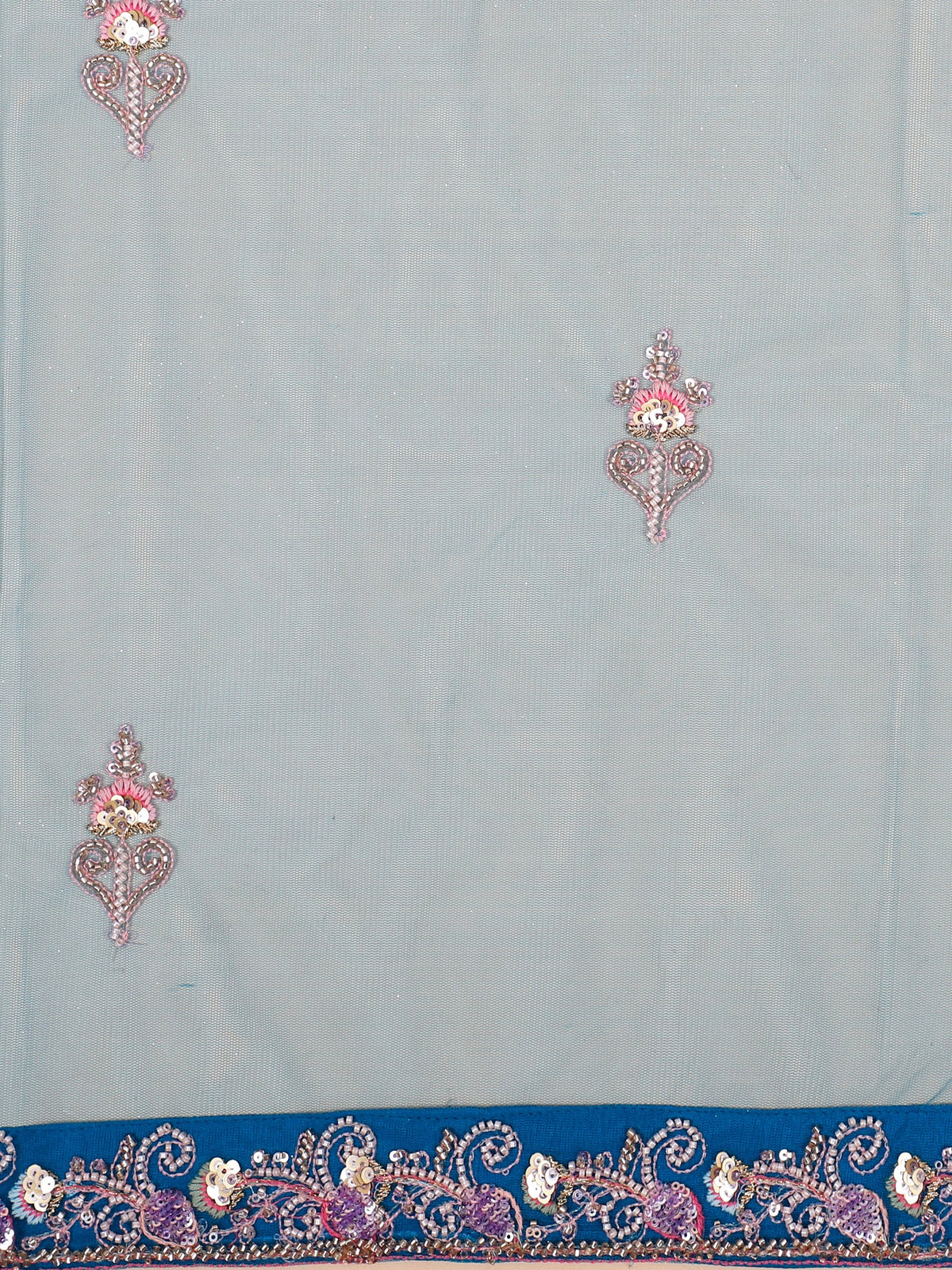 MyFashion KLS-2102 Blue Ocean Royale Sequence & Beads Lehenga