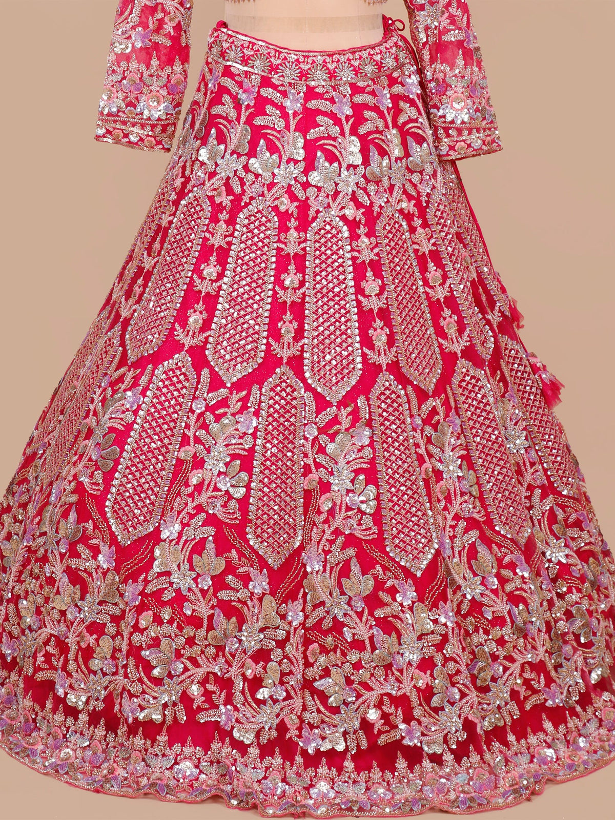MyFashion KLS-2103 Regal Rani Sparkle Lehenga With Beads Jarkan