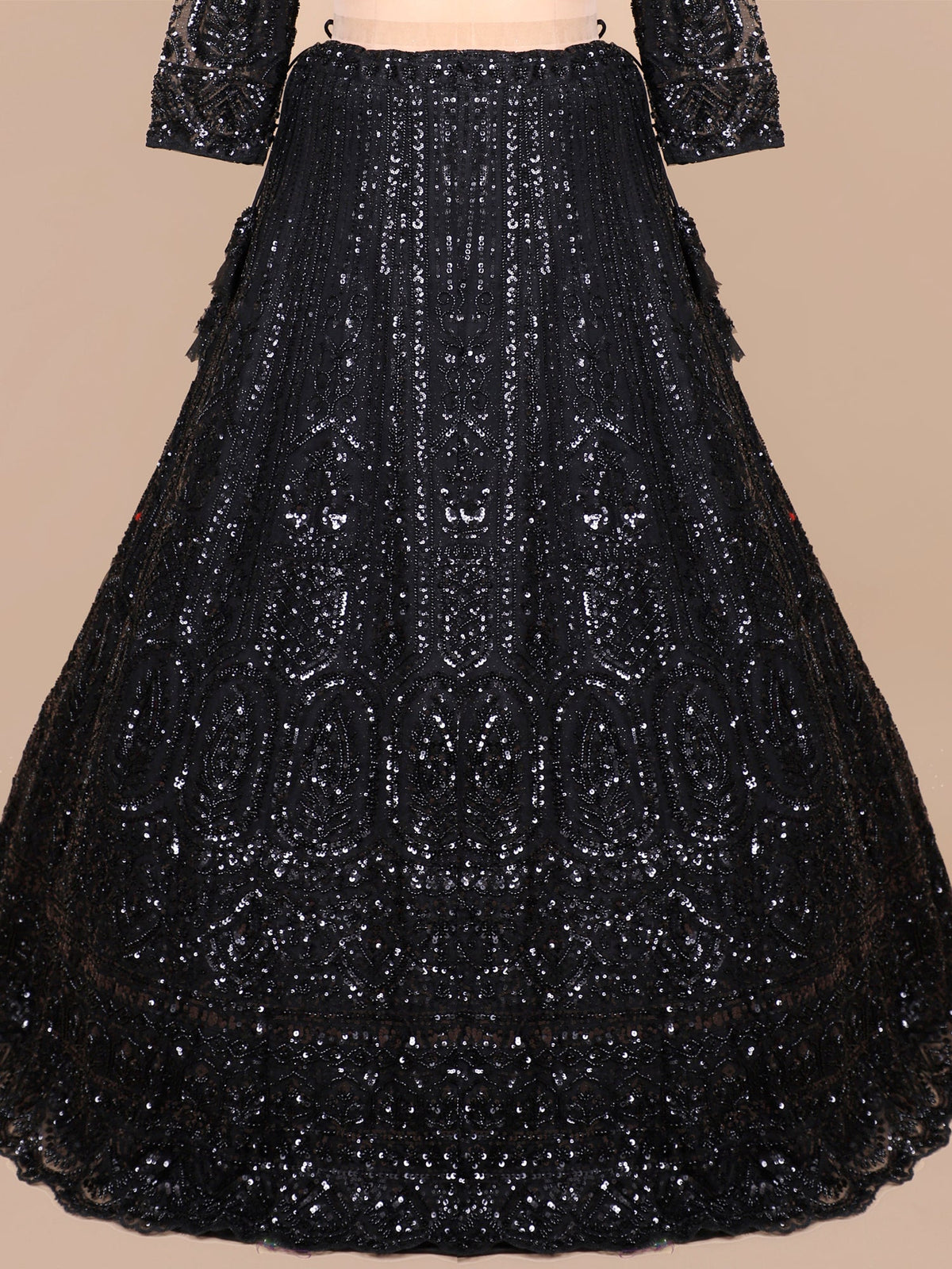 MyFashion KLS-2105 Black Ember Luxe Lehenga With Beads Sequence