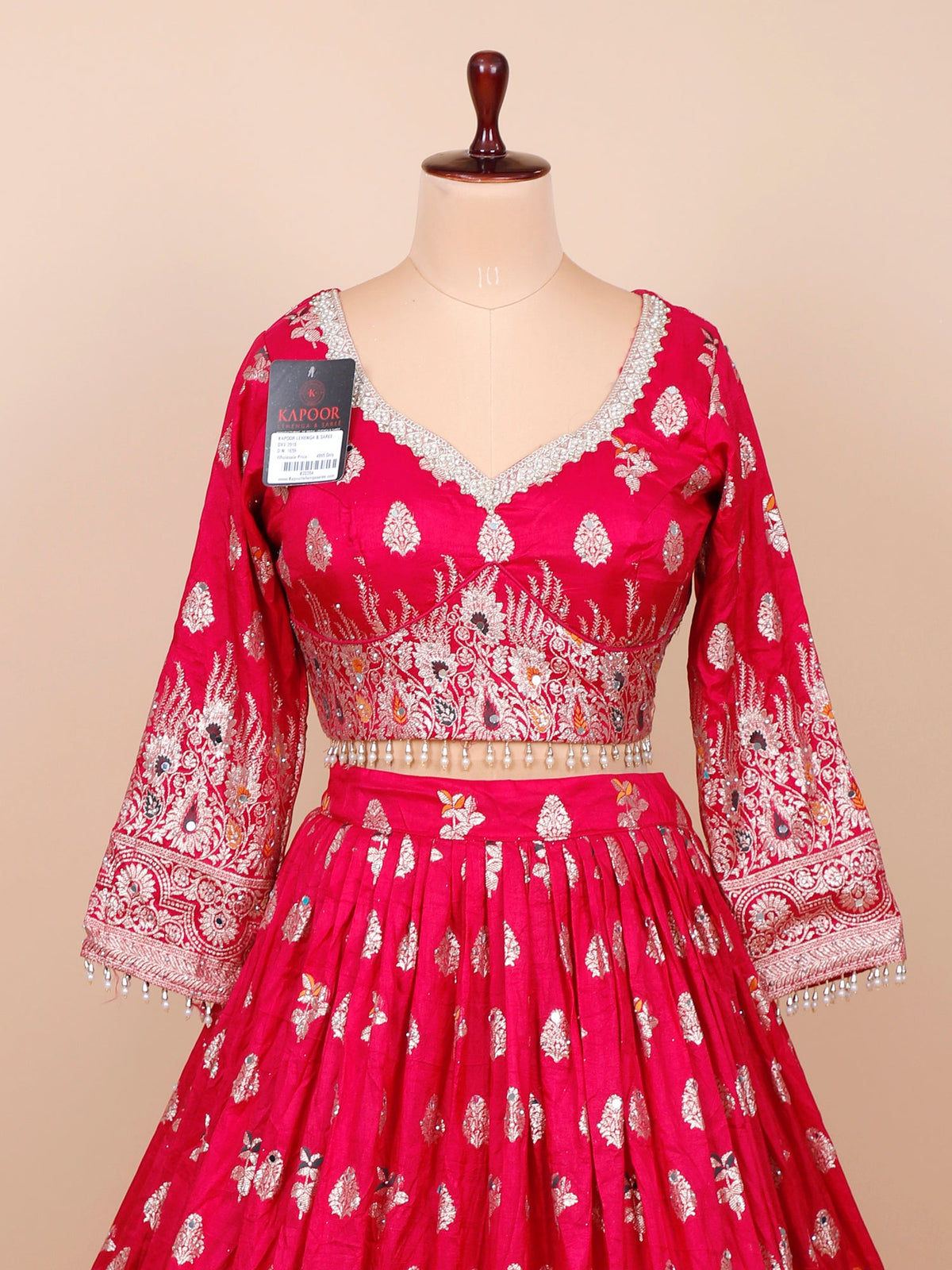 MyFashion KLS-2108 Berry Banarasi Majesty Lehenga