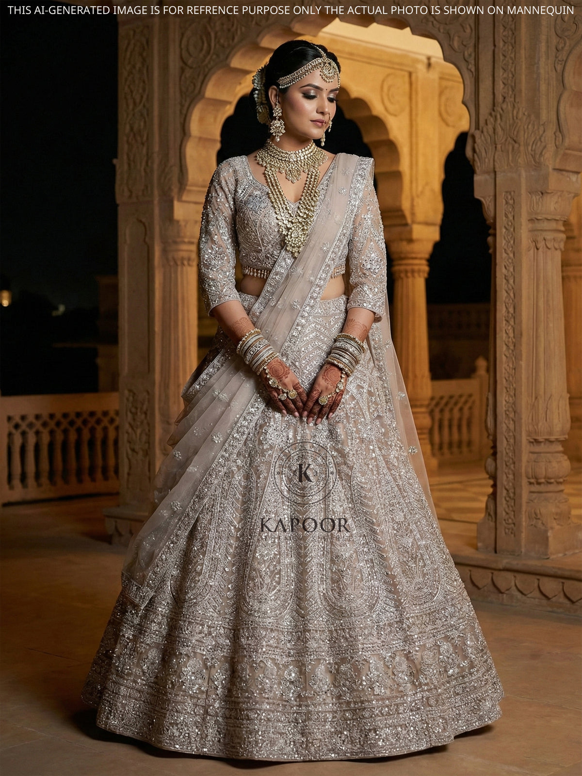 MyFashion KLS-2113 Orchid Pink Luxe Mirror & Thread Lehenga