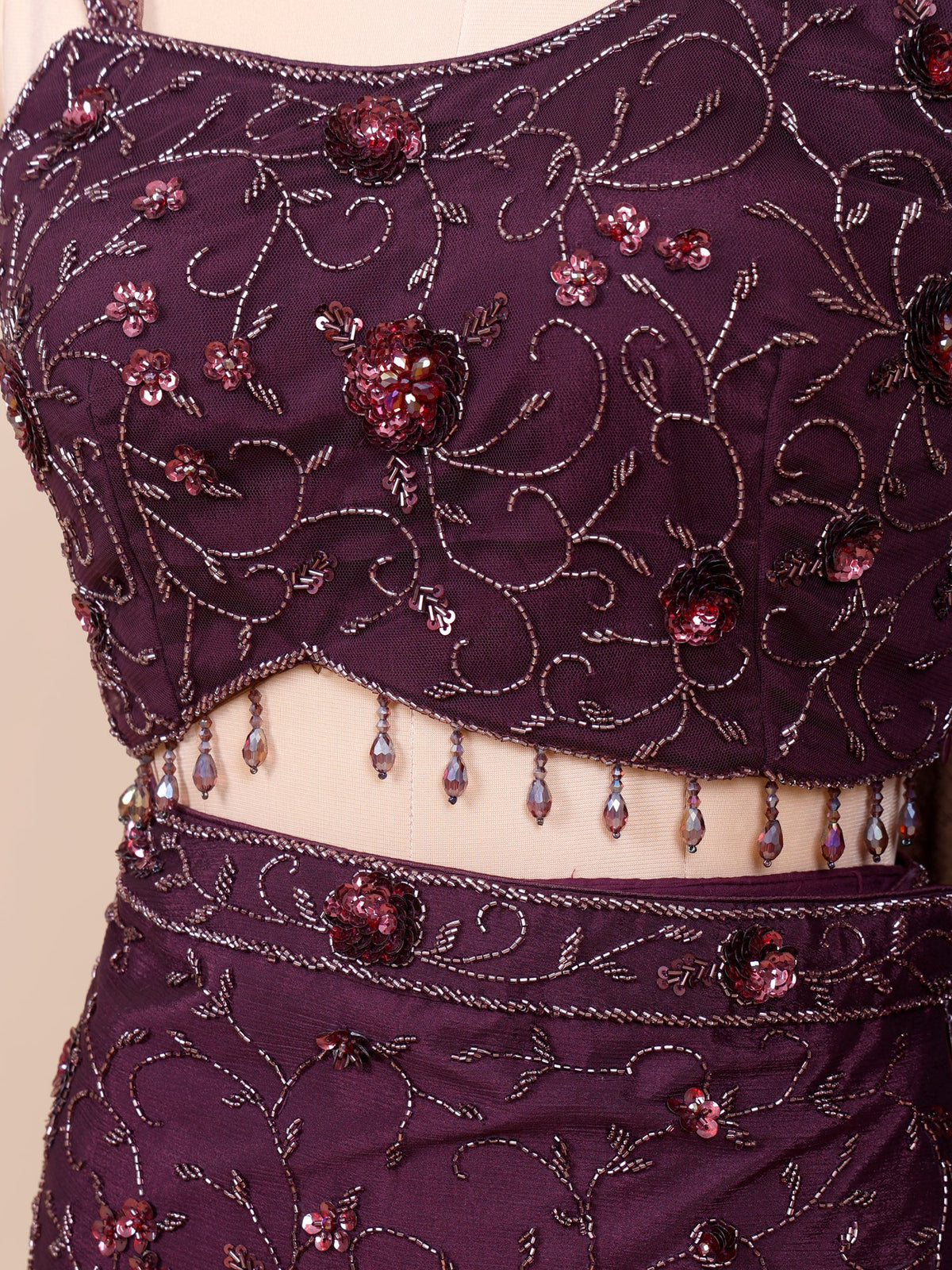 MyFashion KLS-2369 Georgette Lehenga with Sequins & Hand Embroidery