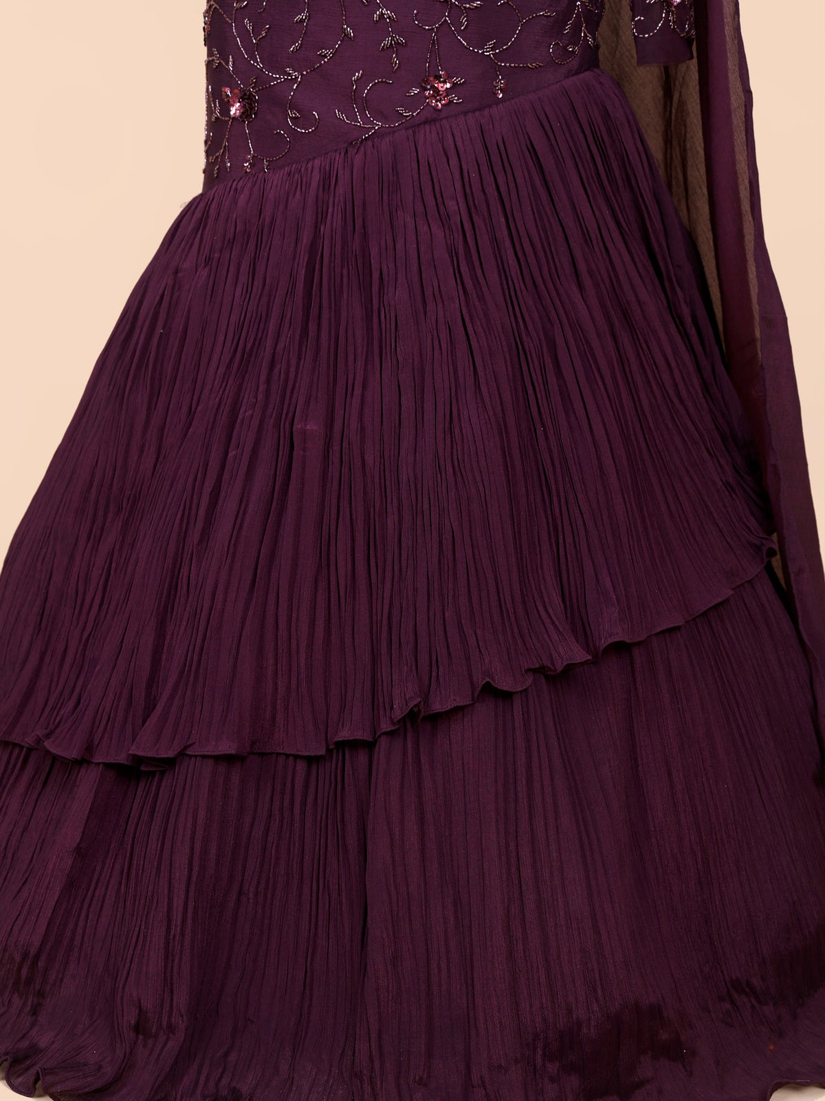 MyFashion KLS-2369 Georgette Lehenga with Sequins & Hand Embroidery