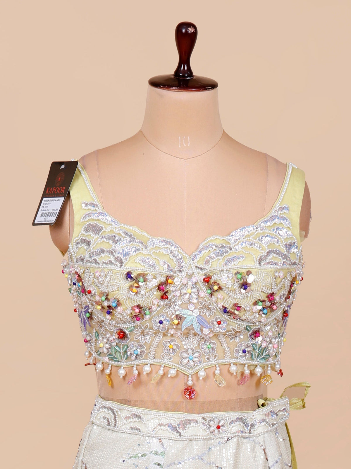 MyFashion KLS-2382 Pearl Horizon Luxury Muti Colour Lehenga with Beads And Tassels