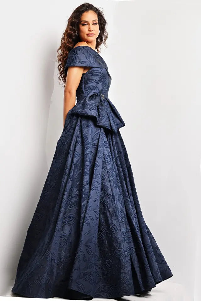 Jovani -26281 One Shoulder A-Line Evening Gown