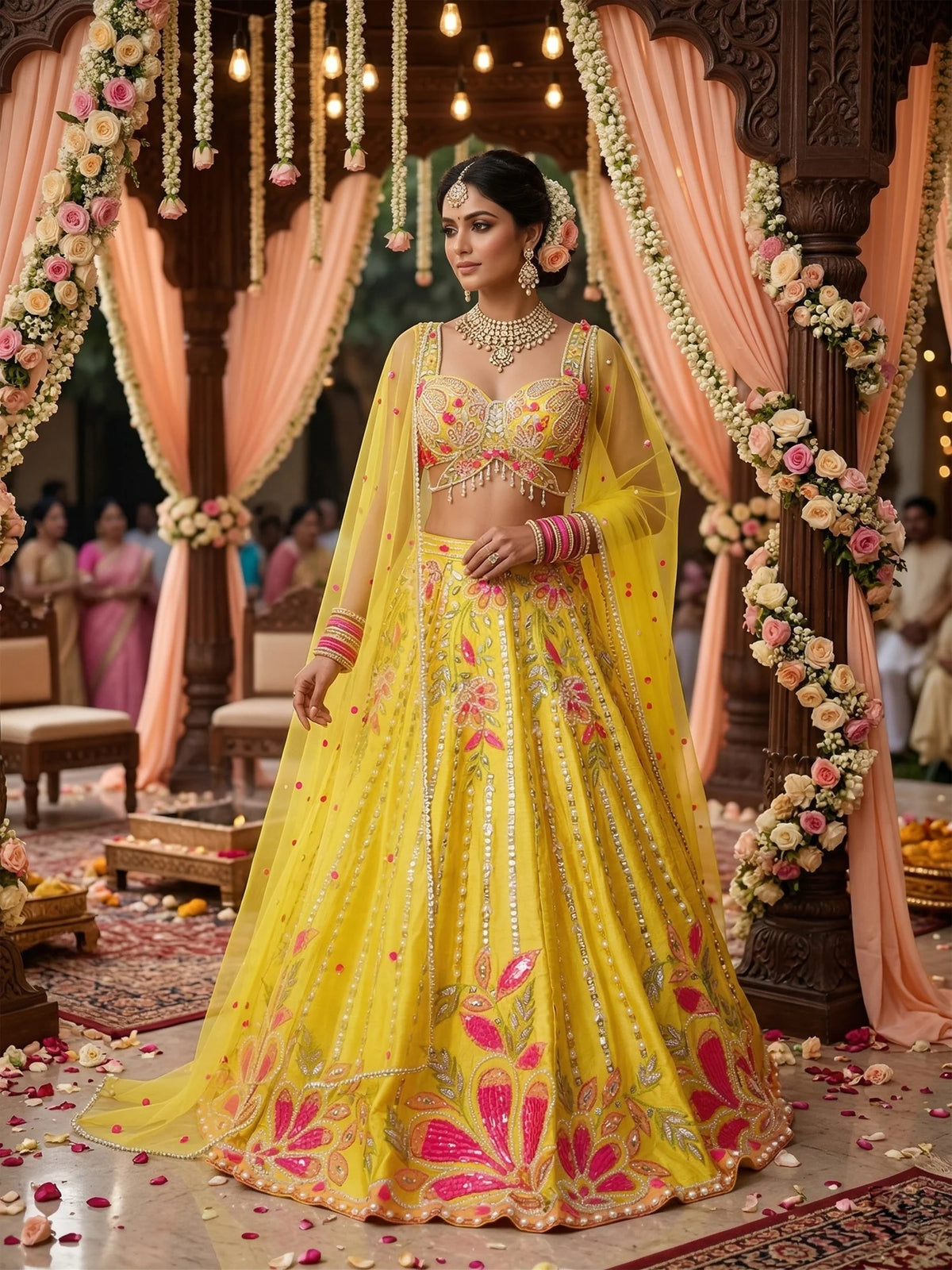 MyFashion KLS-2632 PDP Inspired Aurelia Sunbeam Pearl Silk Lehenga