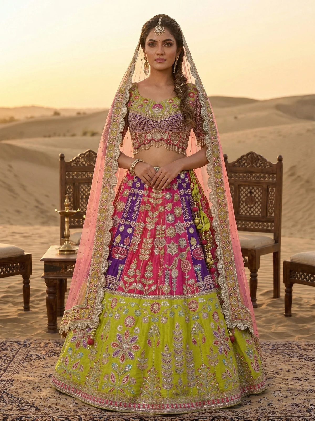 MyFashion KLS-2634 Rang Prism Glow PDP Inspired Silk Lehenga