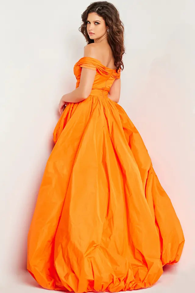 Jovani -27804 High-Low Off-Shoulder A-line Gown