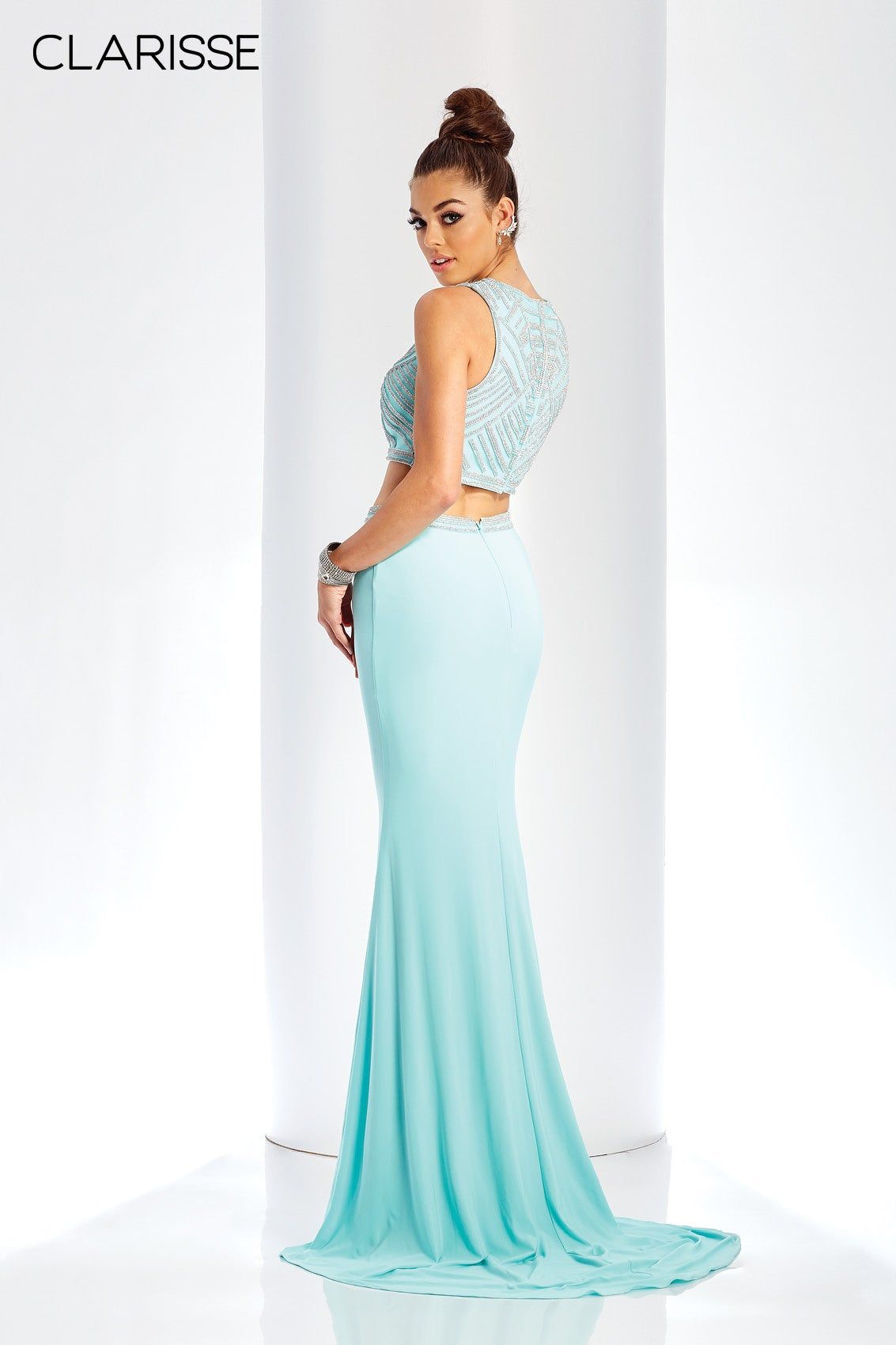 Clarisse -3438 Sparkling Two Piece Prom Dress