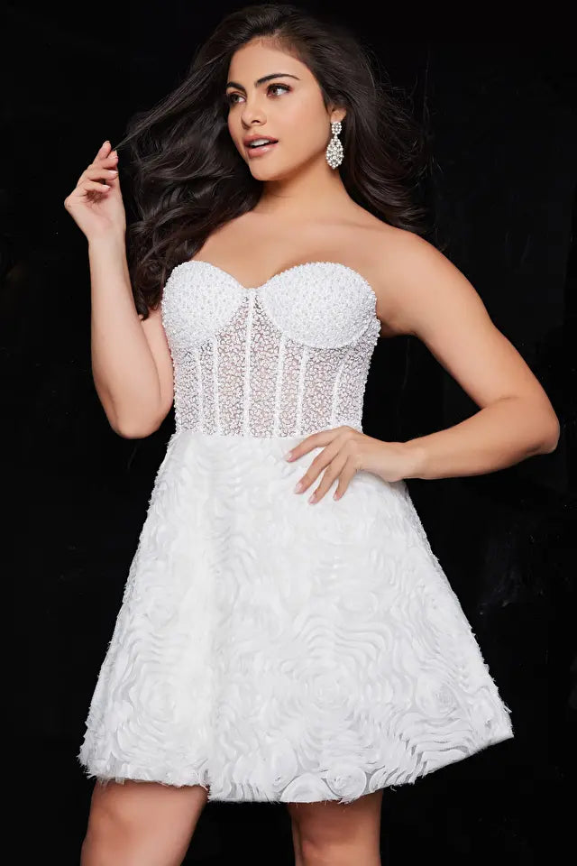 Jovani -36578 Corset A-Line Homecoming Dress