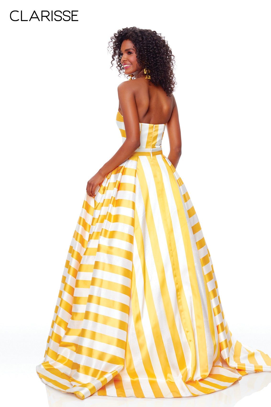 Clarisse -3875 Strapless Sweetheart A-line Dress