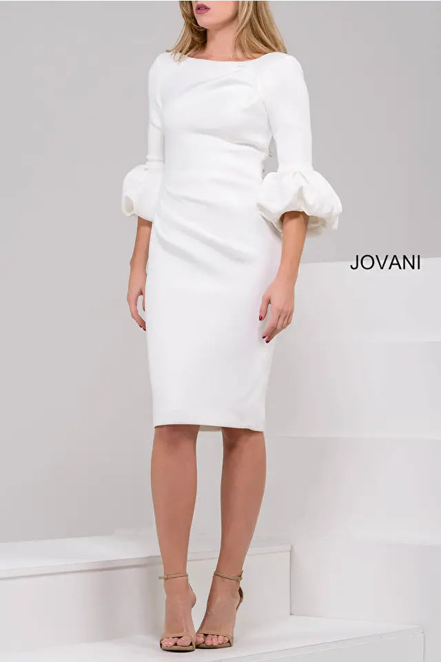 Jovani -39738B High Neck Prom Sheath Dress