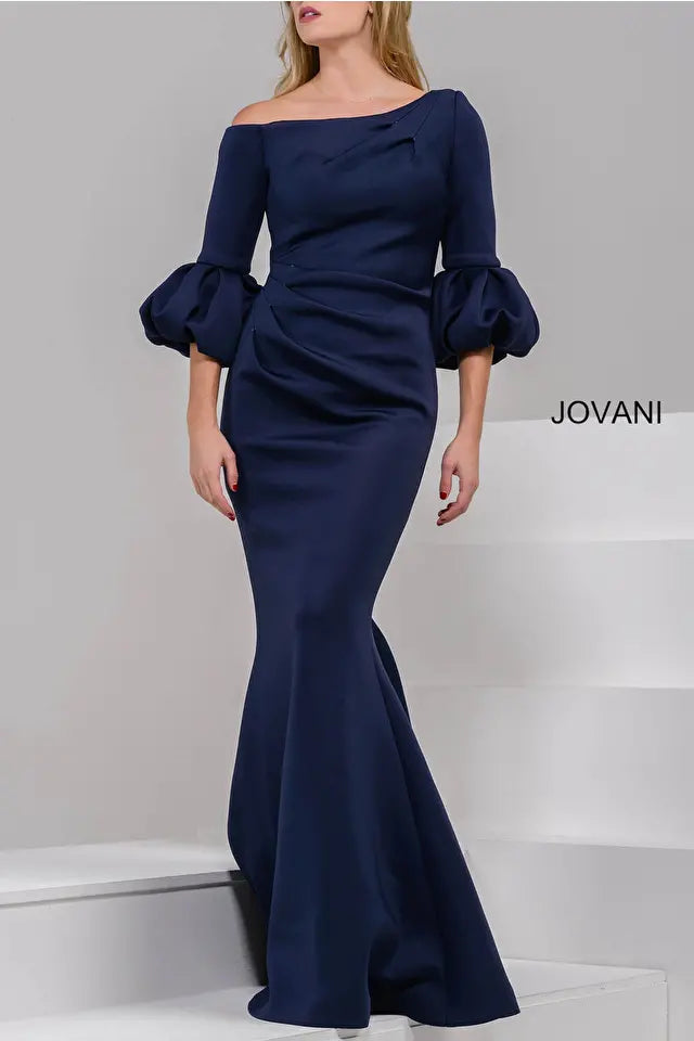 Jovani -39739B Off Shoulder Mermaid Prom Dress