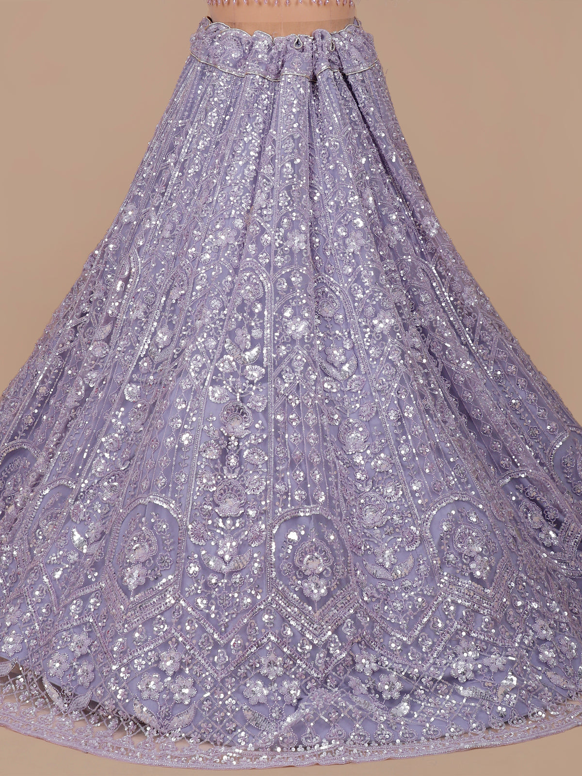 MyFashion KLS-2549 Lavender Seraphina Luxe Lehenga With Beads Sequins Work