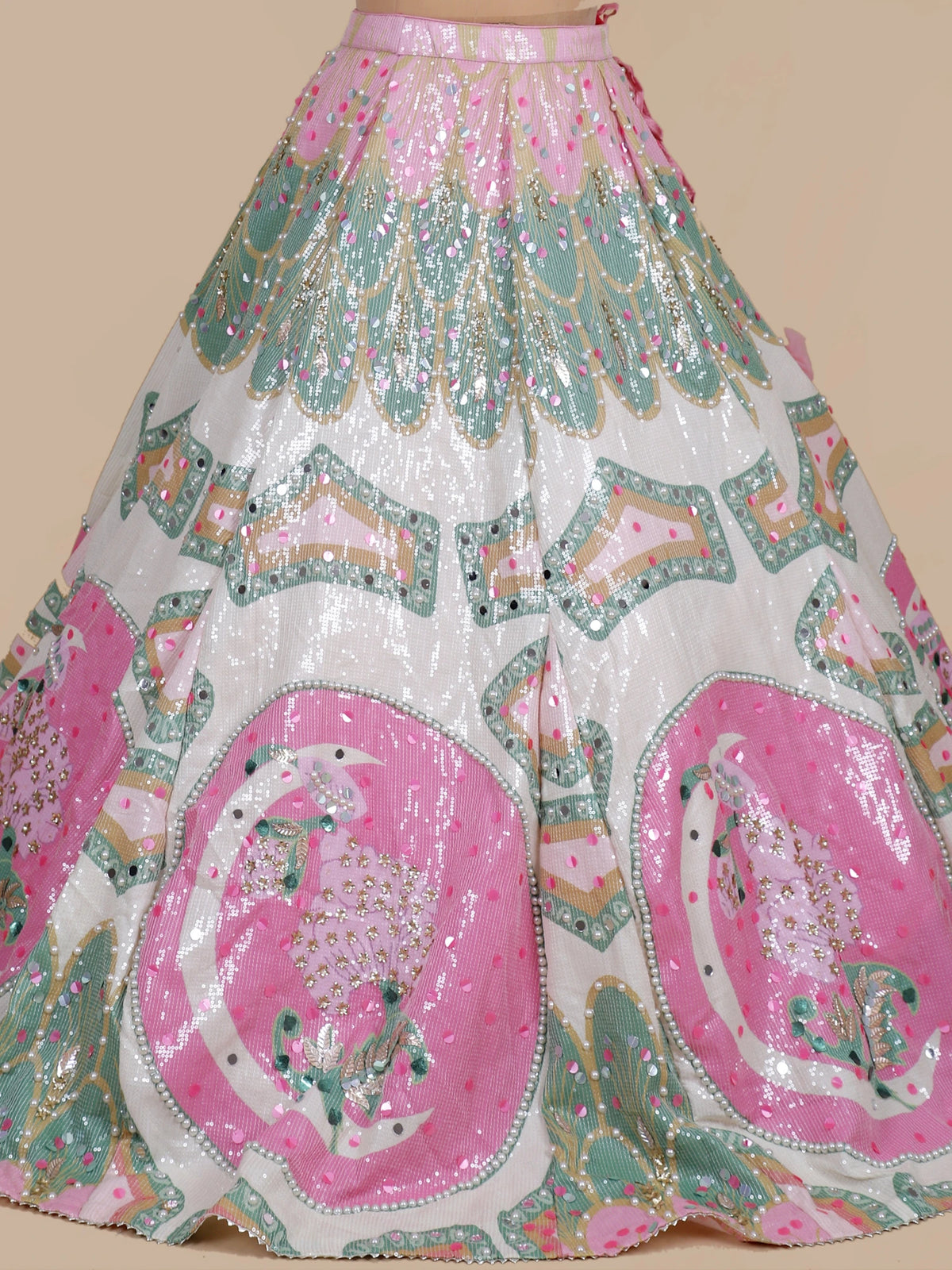 MyFashion KLS-2658 Noor-e-Raas Mirror Silk Lehenga