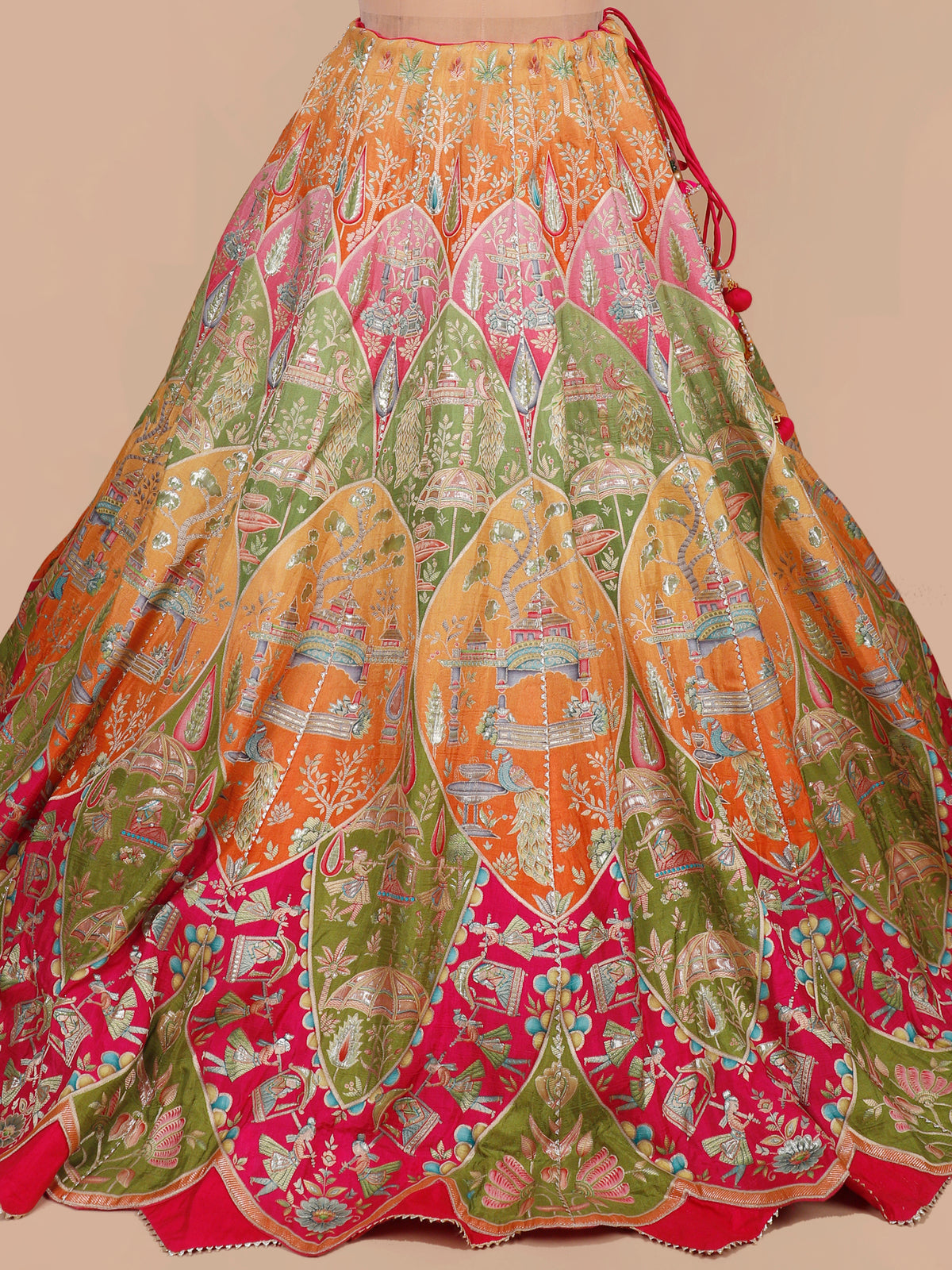 MyFashion KLS-2365 PDP Inspired Noor Prism Mirror Embroidered Silk Lehenga
